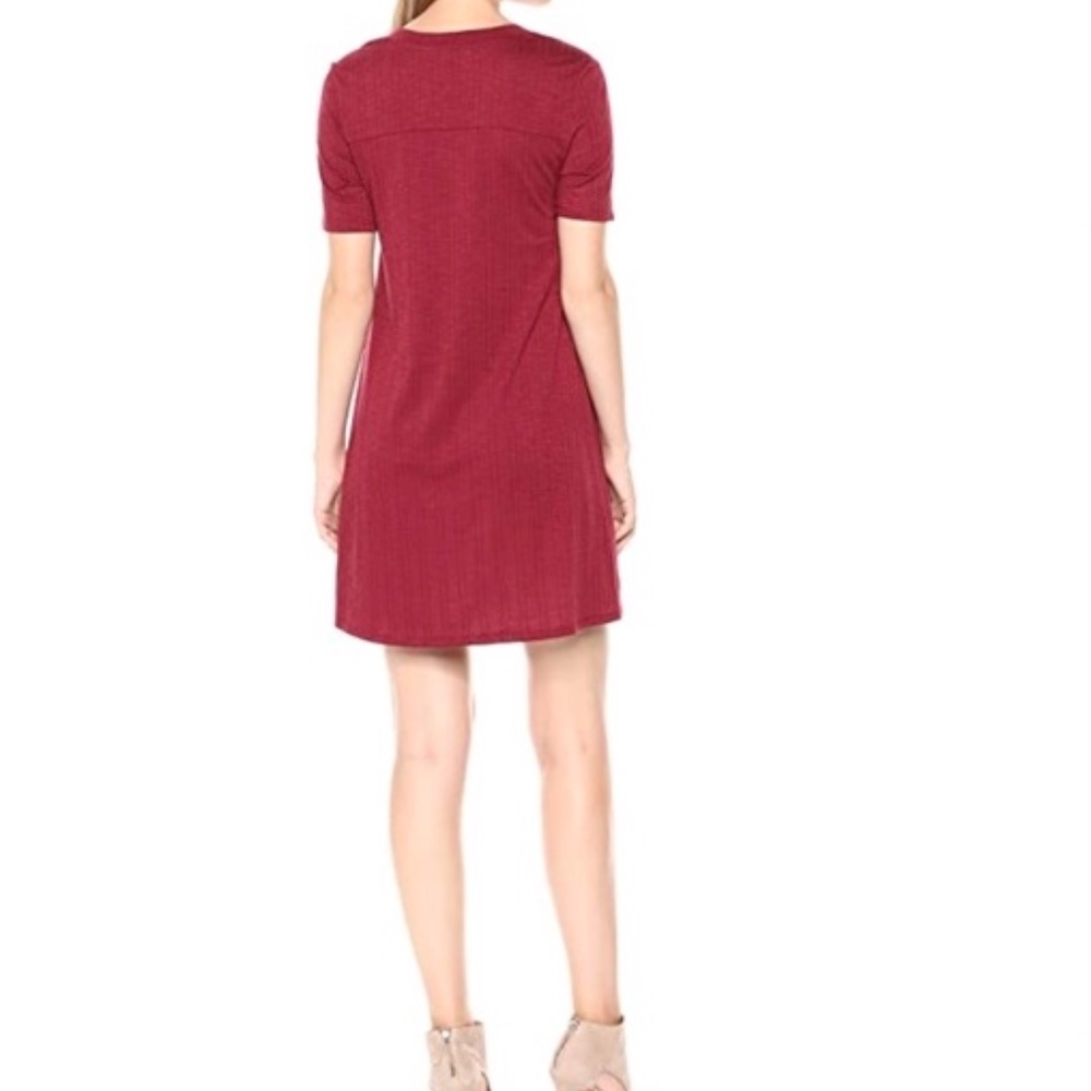 BCBGeneration Ribbed Knit A-Line Dress - Picture 4 of 5